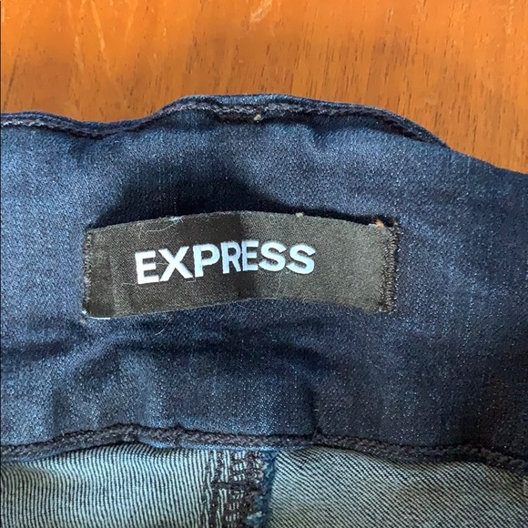 High Waisted Denim Perfect Wide Waistband leggings - Picture 6 of 8